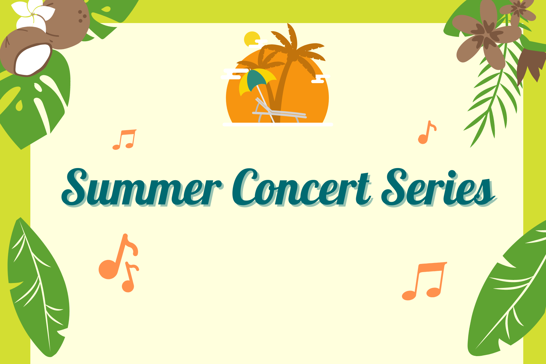 SJ Muni Summer Concert Series 6 x 4 in